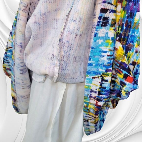 Ellen Tracy multi-color blocks sleeveless princess dress - Picture 5 of 7